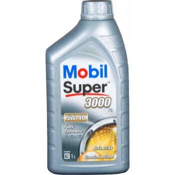 Масло моторное MOBIL Super 3000 X1 5W40 SN/CF, A3/B3, A3/B4 синтетика 1л (1/12)
