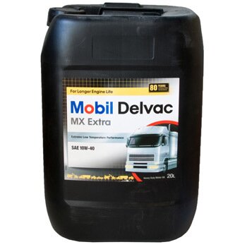 MOBIL Delvac MX Extra 10W40 CI-4/SL, E7/B2 дизель, полусинтетика 20л