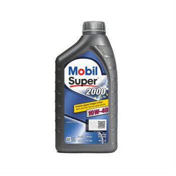 Масло моторное MOBIL Super 2000 X1 10W40 SL/CF, A3/B3 полусинтетика 1л (1/12)