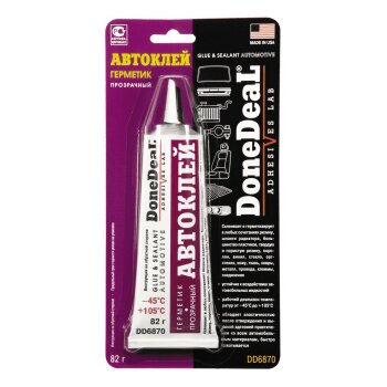 Клей Герметик "DoneDeal" Автоклей Прозрачный 82гр. (1/12)