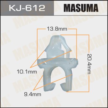 Фото клипса крепежная masuma 612-kj