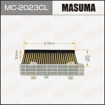 Салонный фильтр MASUMA угольный (1/40)