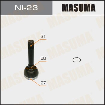 Фото шрус masuma 27x60x31 (1/6) пыльник не требуется!!!