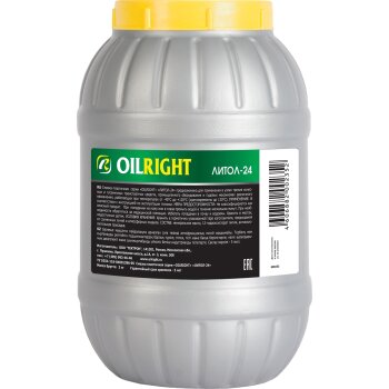 Смазка пласт. OILRIGHT Литол-24 2кг банка (1/6)