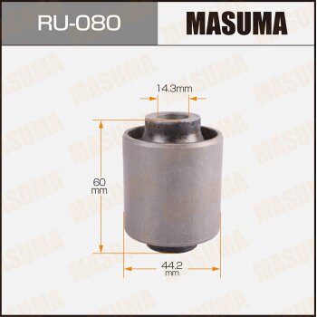 Сайлентблок задн нижней продольной тяги пер MASUMA RU080