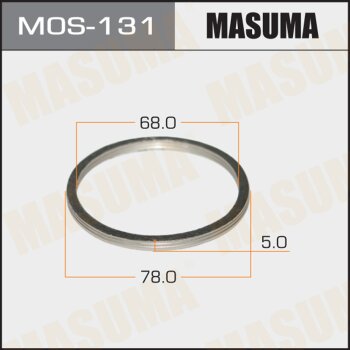 Уплотнительное кольцо под выхлопной коллектор  68 х 78 MASUMA MOS131