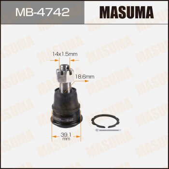 Фото шаровая опора masuma front low nissan ad / ##y10