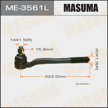 Фото наконечник рулевой тяги masuma toyota land cruiser prado, hilux surf / ###95w, ###185w 95-02 lh