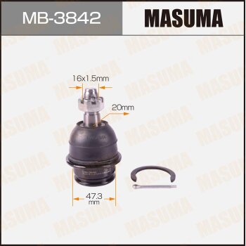 Фото шаровая опора masuma front low toyota hilux surf, land cruiser prado 120 / #n21#w