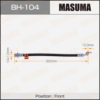 Шланг тормозной MASUMA T- /front/ Mark II GX105115 Crown JZS153157 173 179 MASUMA BH104