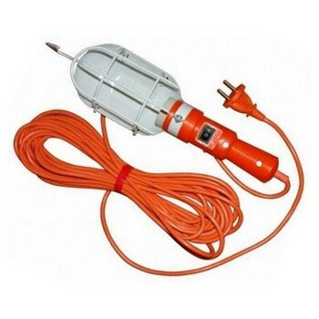 Фонарь-переноска 220V мет.защита, 10м