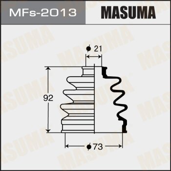 Пыльник ШРУСа пер наруж силикон MASUMA MFS2013