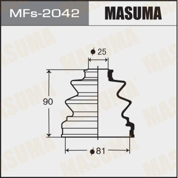 Фото пыльник шруса masuma mfs-2042 (силикон) + хомут