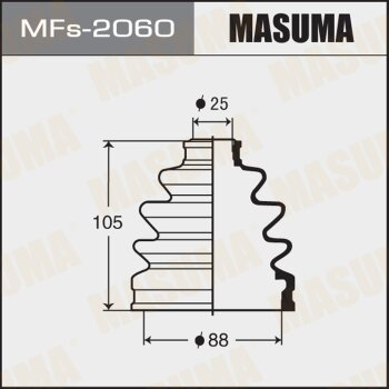 Пыльник ШРУСа пер наруж MASUMA MFS2060