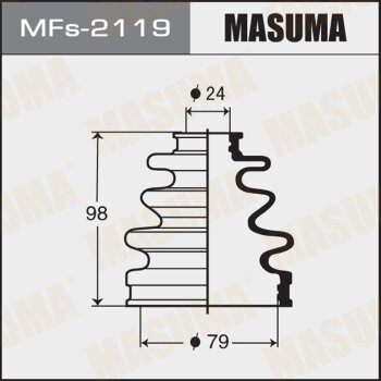 Фото пыльник шруса masuma mfs-2119 (силикон) + хомут