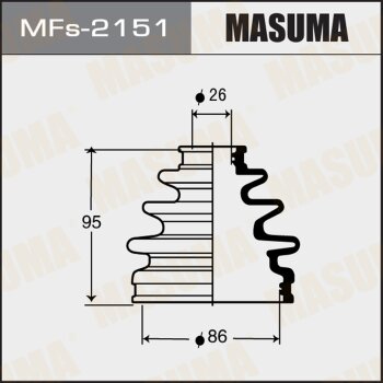 Пыльник ШРУСа MASUMA MFS2151