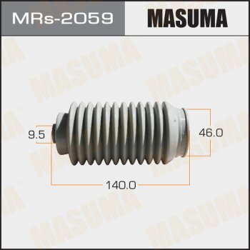 Фото рулевой рейки пыльник masuma mrs-2059 (силикон)