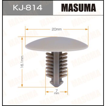 Фото клипса крепежная masuma 814-kj