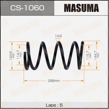 Фото пружина подвески masuma rear rav4/ aca20w, aca21w