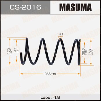 Фото пружина подвески masuma front x-trail/ pnt30