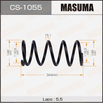 Фото пружина подвески masuma rear ipsum/ acm26w