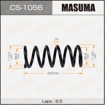 Фото пружина подвески masuma front markii/ jzx110