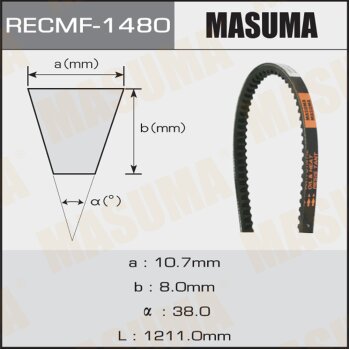 Ремень клиновидный MASUMA рк1480 10х1211 мм MASUMA 1480
