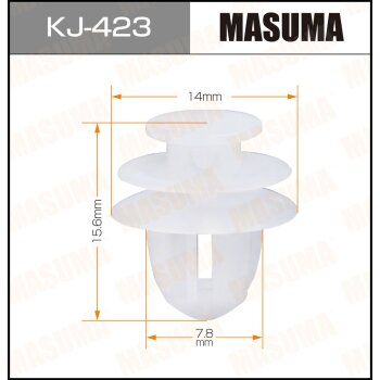 Фото клипса крепежная masuma 423-kj