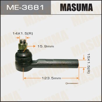 Фото наконечник рулевой тяги masuma toyota hiace / kch14#, lxh4#, rch4# 93-04