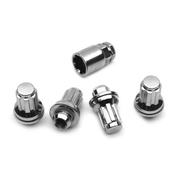 Гайка колесная "КНР" с Секретом 12х1.5, к-т4шт. MITSUBISHI Pajero