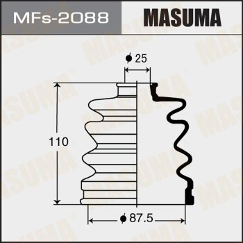 Фото пыльник шруса masuma mfs-2088 (силикон) + хомут