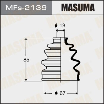 Фото пыльник шруса masuma mfs-2139 (силикон) + хомут