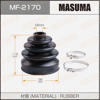 Фото пыльник шруса masuma mf-2170 + хомут