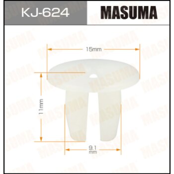 Фото клипса крепежная masuma 624-kj