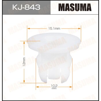 Клипса крепежная MASUMA 843-KJ MASUMA KJ843