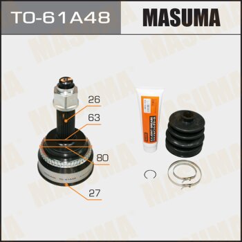 Фото шрус masuma 27x63.3x26x48 (1/6)