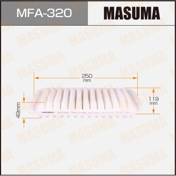 Воздушный фильтр А- 197  Masuma  (1/40) MASUMA MFA320