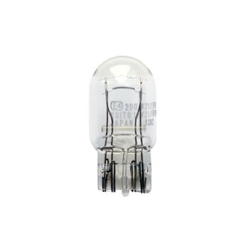 Фото лампа без цоколя koito 12v 21+5w t20, большая