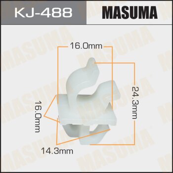 Фото клипса крепежная masuma 488-kj