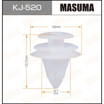 Фото клипса крепежная masuma 520-kj