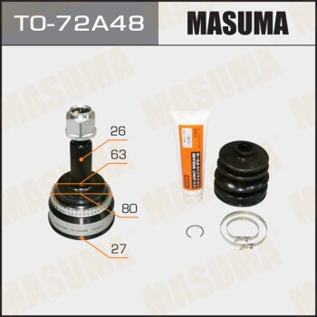 Фото шрус masuma 27x63,3x26 (1/6)