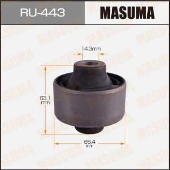 Сайлентблок пер нижнего рычага пер MASUMA RU443
