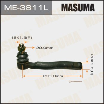 Фото наконечник рулевой тяги masuma toyota land cruiser 100, lexus lx470 98-02 lh