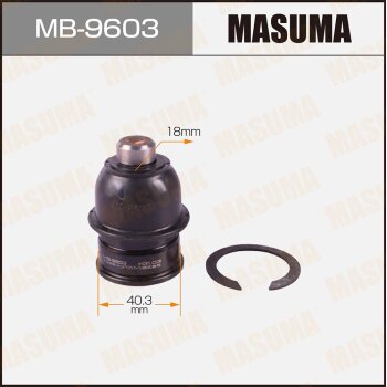 Фото шаровая опора masuma front low mitsubishi chariot grandis, rvr / n84w, n94w, n73wg