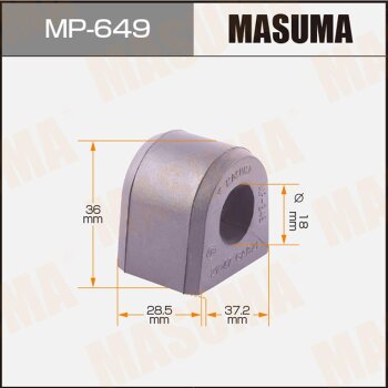 Втулка стабилизатора Masuma  (миним партия 2 ш MASUMA MP649