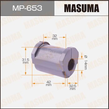 Втулка заднего стабилизатора d14мм | зад | MASUMA MP653