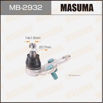 Фото шаровая опора masuma front low toyota windom / vcv1#