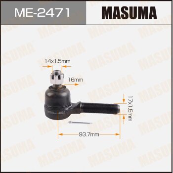 Фото наконечник рулевой тяги masuma toyota hilux surf / kzn130w, ln130w, vzn130g 90-95