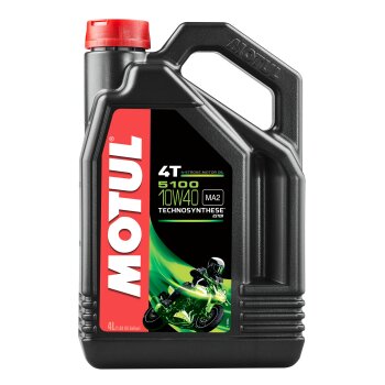 Масло четырехтактное MOTUL 5100 4T 10W40 полусинтетика 4л (1/4)