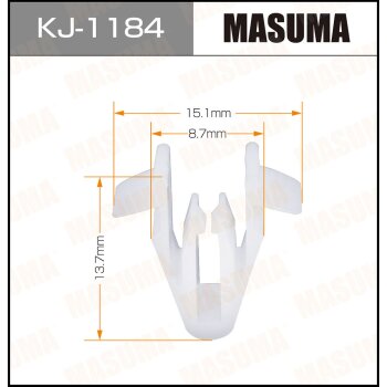 Фото клипса крепежная masuma 1184-kj